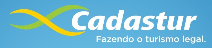 Logo de Cadastur, registro oficial de prestadores de servicios turísticos del Ministerio de Turismo de Brasil